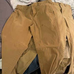 2 pairs Sonoma khaki pants